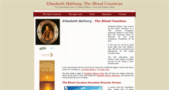 Desktop Screenshot of elizabethbathory.net